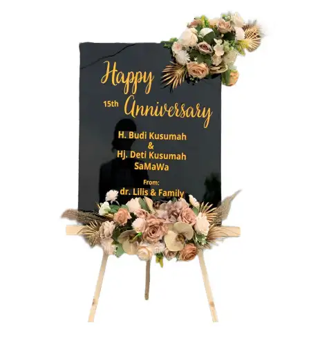 Papan Bunga Akrilik Pronggoli